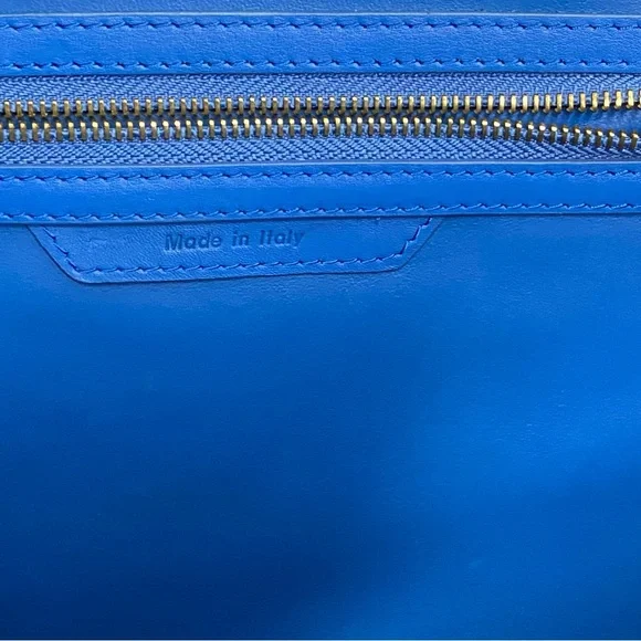 Celine Blue Luggage Tote - Picture 7 of 12